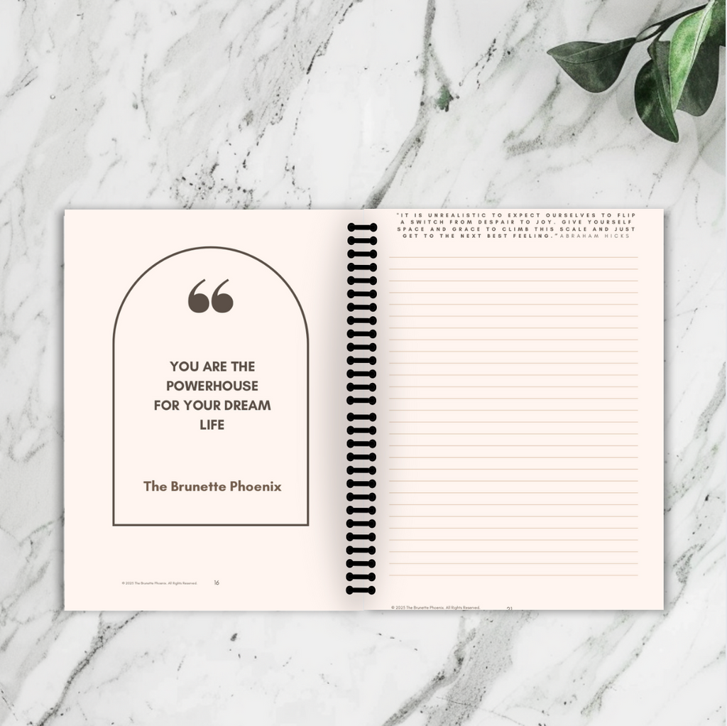 The Manifestation Mindset Workbook-Hardback Notebook Version